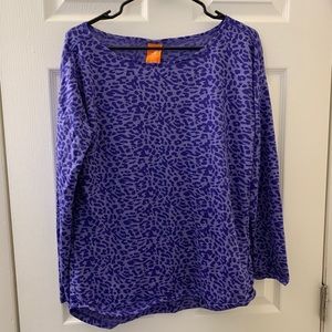 Purple Leopard Print Shirt!